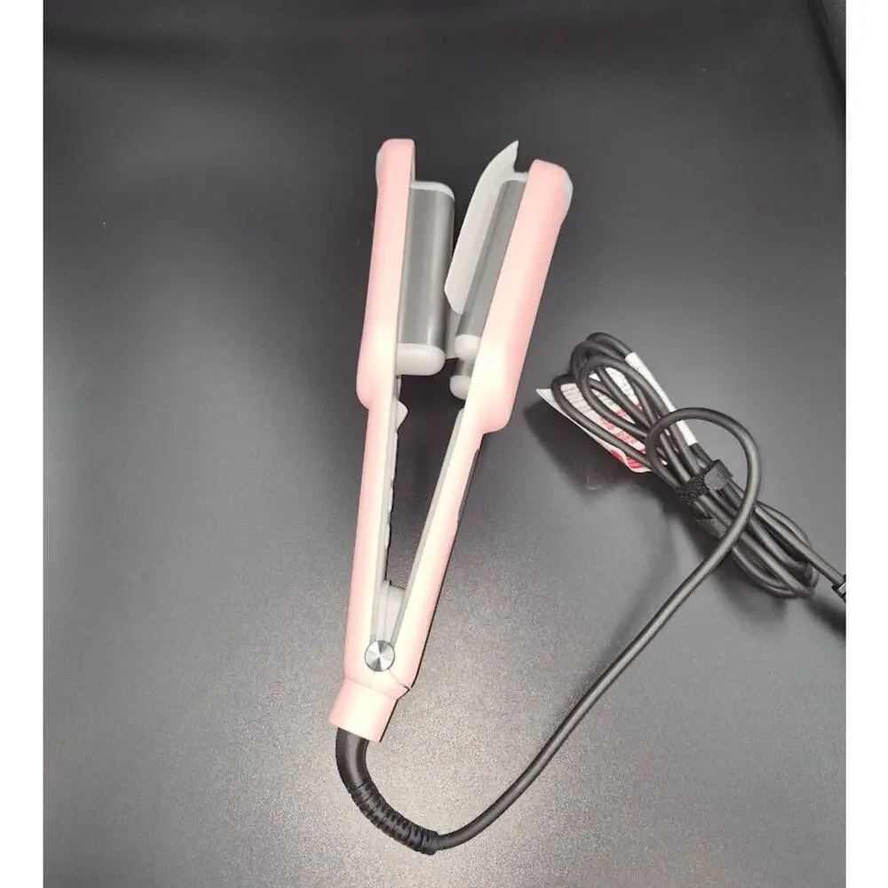 TYMO 3-Barrel Hair Waver Curling Iron – Pink – Open Box
